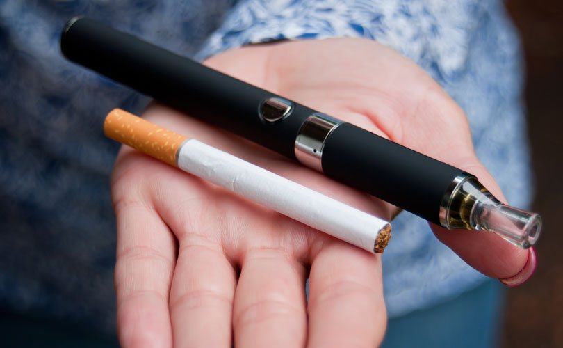Smoking and vaping affect your mouth in similar ways.